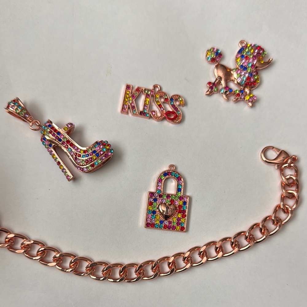 Colorful Kids Charm Bracelet